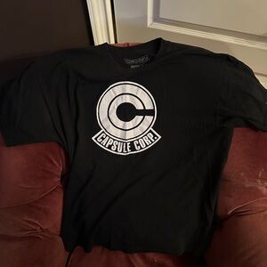 Dragon Ball Z Anime Capsule Corp Logo T-Shirt Men’s XL DBZ